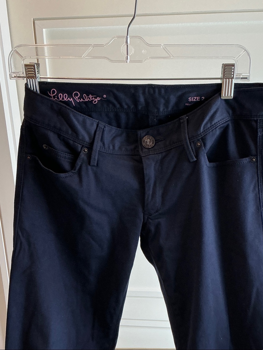 Lilly Pulitzer Dark Navy Straight Leg Jeans